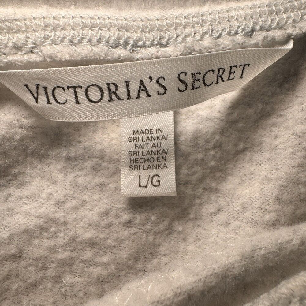 Victoria Secrets Fashion Show 2013 Light Gray ANGEL Sequin‎ Sweatshirt Size L - Picture 6 of 12